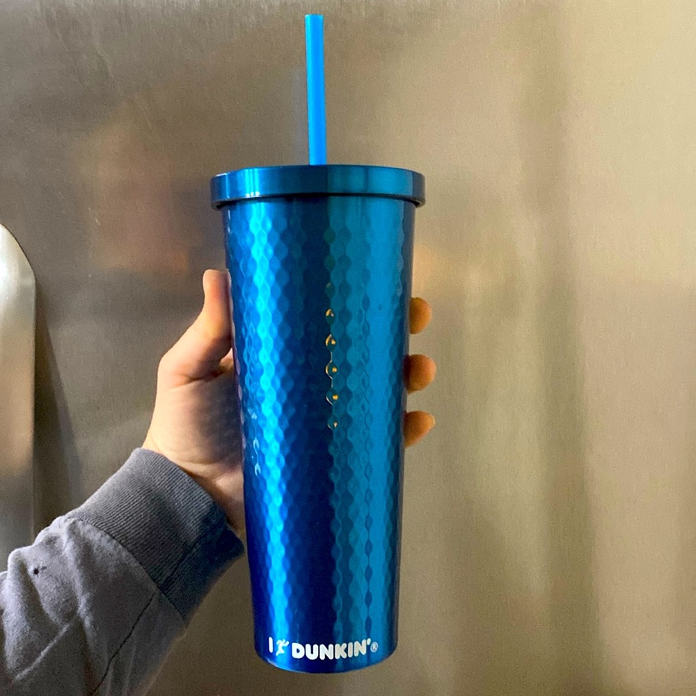 Dunkin’ 24 oz Hammered Stainless Sipper